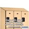 Salsbury Industries 3 Tier Designer Locker, 54"Wx76"Hx24"D, 9 Door, Maple 18-23364MAP - alternate 5
